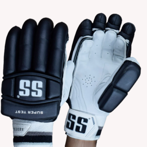 SS Super Test IPL Edition Batting Gloves (Black)