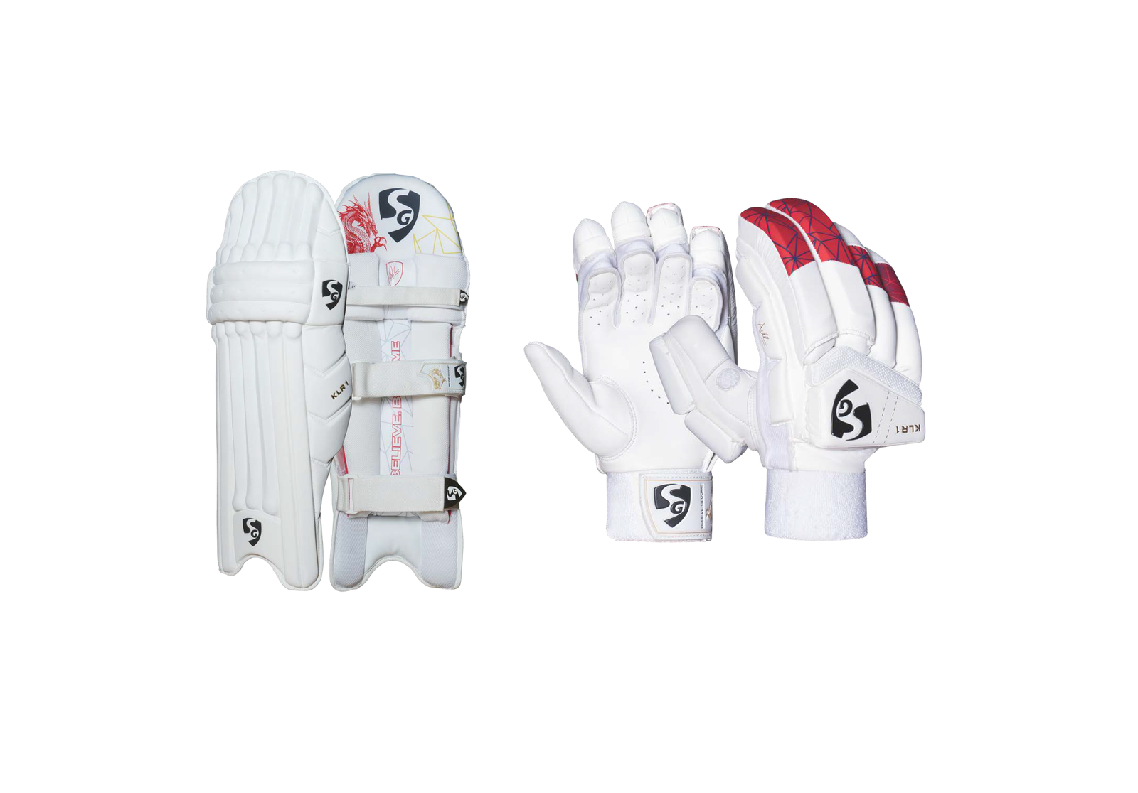 SG KLR-1 Batting Pads & Gloves Combo